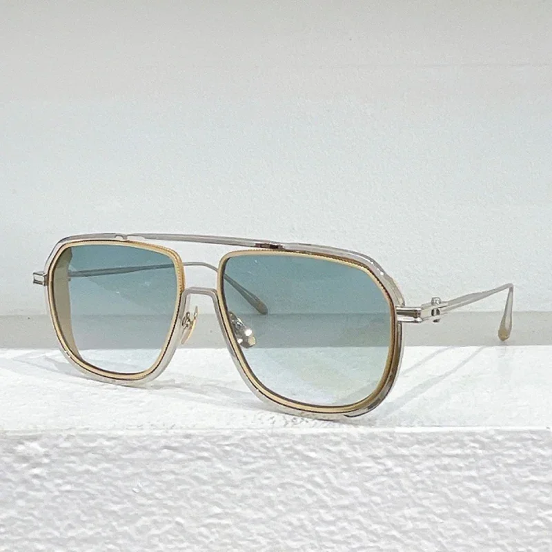 165 Alloy Square Double Bridge Classical Sunglasses for Men and Women Handmade UV400 Outdoor Brand Desiner Eyeglasses with Case
165 Alloy Square Double Bridge Classical Sunglasses for Men and Women Handmade UV400 Outdoor Brand Desiner Eyeglasses with Case