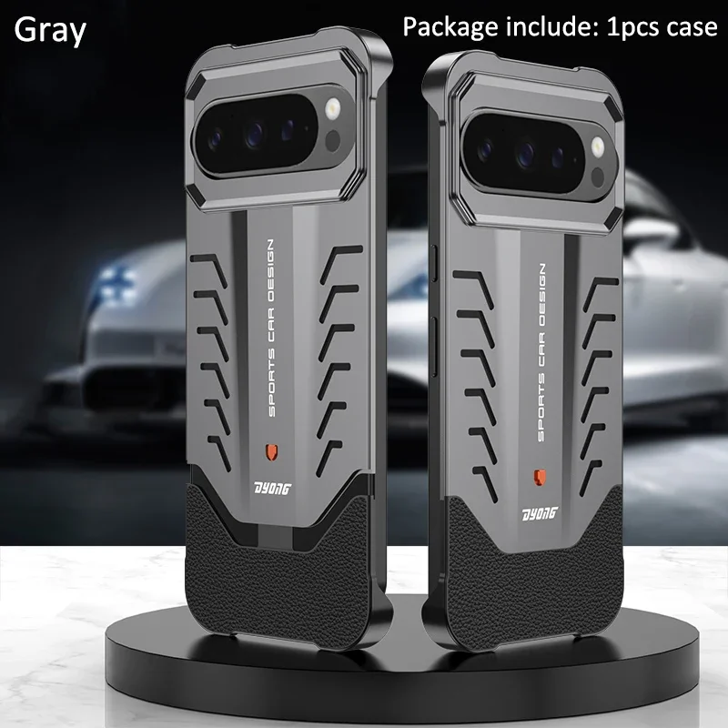 Google Pixel 9 ProXL Aluminum Alloy Heat Dissipation Cooling Metal Case For Google Pixel9 Pro Sports car shape Metal Phone Cove
Google Pixel 9 ProXL Aluminum Alloy Heat Dissipation Cooling Metal Case For Google Pixel9 Pro Sports car shape Metal Phone Cove