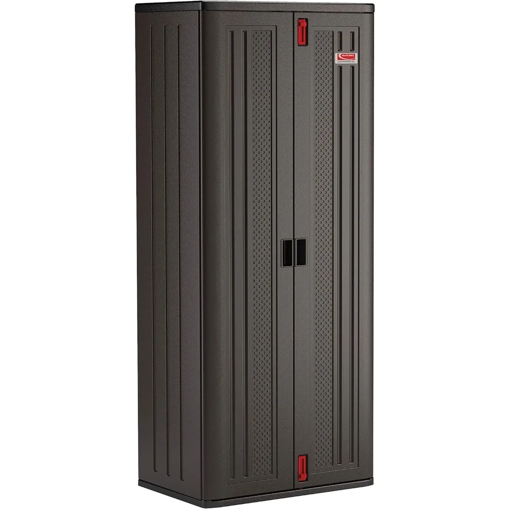 19 Cubic Ft. Heavy-Duty Resin Cabinet with Lockable Handles, Multi-Wall Construction, and Metal-Reinforced Shelves for Basement
19 Cubic Ft. Heavy-Duty Resin Cabinet with Lockable Handles, Multi-Wall Construction, and Metal-Reinforced Shelves for Basement