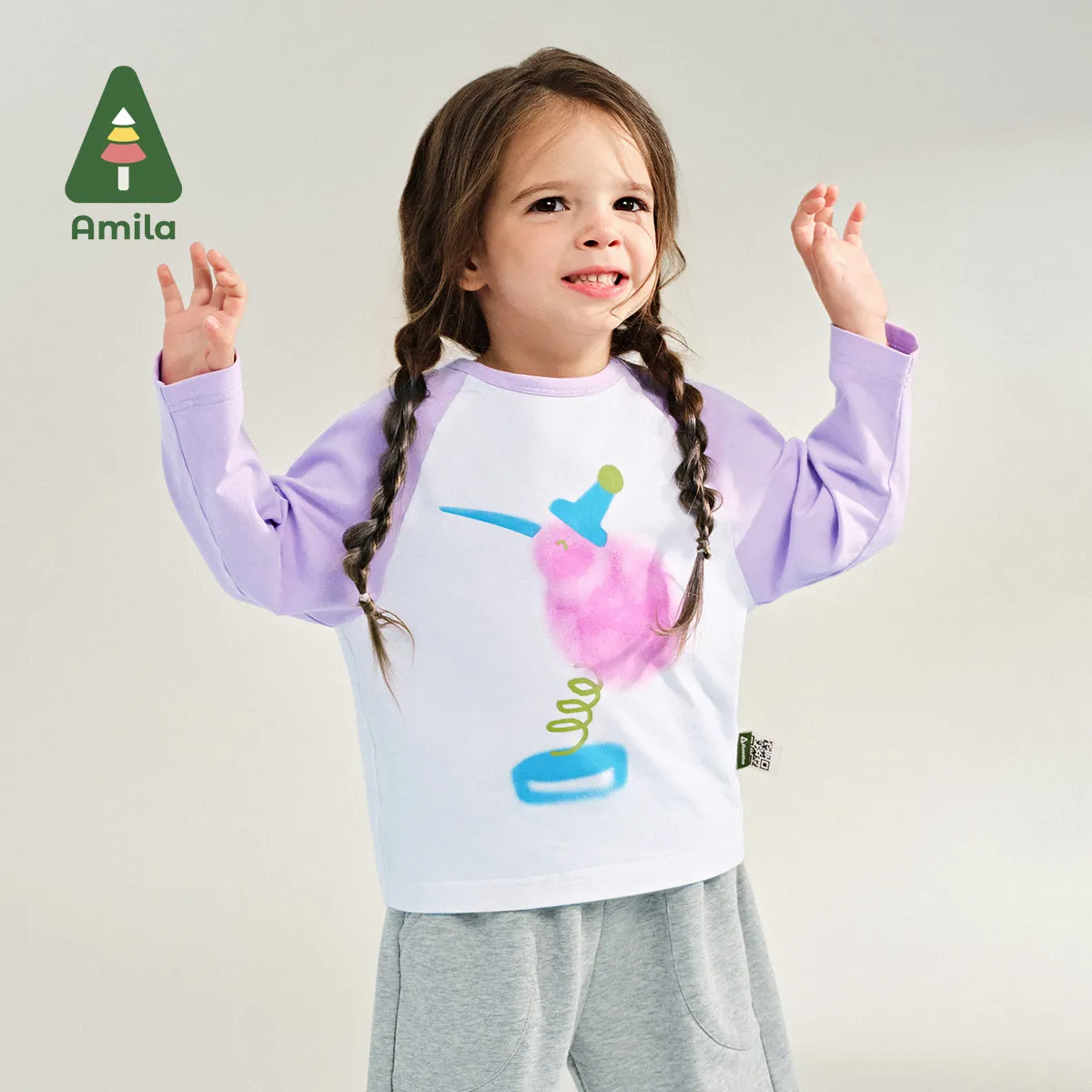 Amila Baby T-Shirt 2025 Spring New Contrast Cotton Cute Cartoon Pattern Fresh Breathable Soft Casual Children's Top
Amila Baby T-Shirt 2025 Spring New Contrast Cotton Cute Cartoon Pattern Fresh Breathable Soft Casual Children's Top