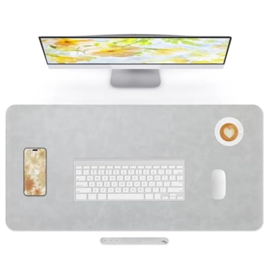 Desk Pad Soft PU Leather Large Mouse Pad Laptop Computer Desk Mat Table Blotter Flat Smooth Waterproof Non-Slip Desktop Protect
Desk Pad Soft PU Leather Large Mouse Pad Laptop Computer Desk Mat Table Blotter Flat Smooth Waterproof Non-Slip Desktop Protect