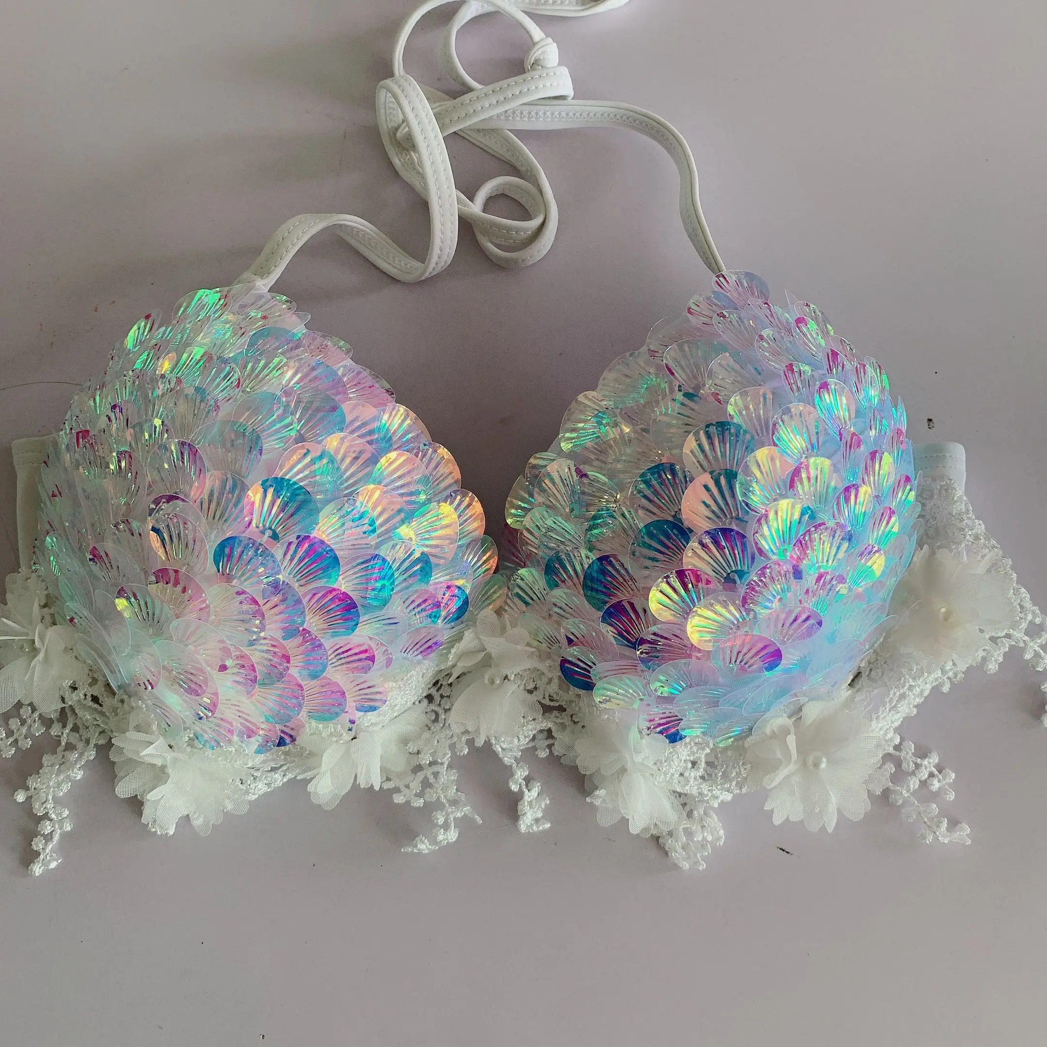 Mermaid Sequin Bikini Swimsuit Bra Free Dive Performance Oceanarium Electro Festival Bra Bar Cosyun
Mermaid Sequin Bikini Swimsuit Bra Free Dive Performance Oceanarium Electro Festival Bra Bar Cosyun