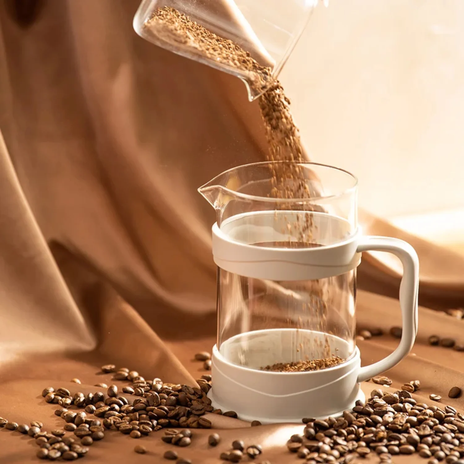 White Transparent Heat-resistant Glass French Press 350ML Household Coffee Maker Kitchen French Press Coffee
White Transparent Heat-resistant Glass French Press 350ML Household Coffee Maker Kitchen French Press Coffee