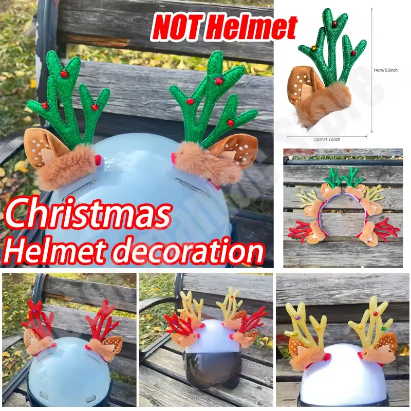 Christmas Motorcycle Helmet Antler Decoration Detachable Cycling Helmet Full Face Accessories Merry Christmas Decoration Gift
Christmas Motorcycle Helmet Antler Decoration Detachable Cycling Helmet Full Face Accessories Merry Christmas Decoration Gift