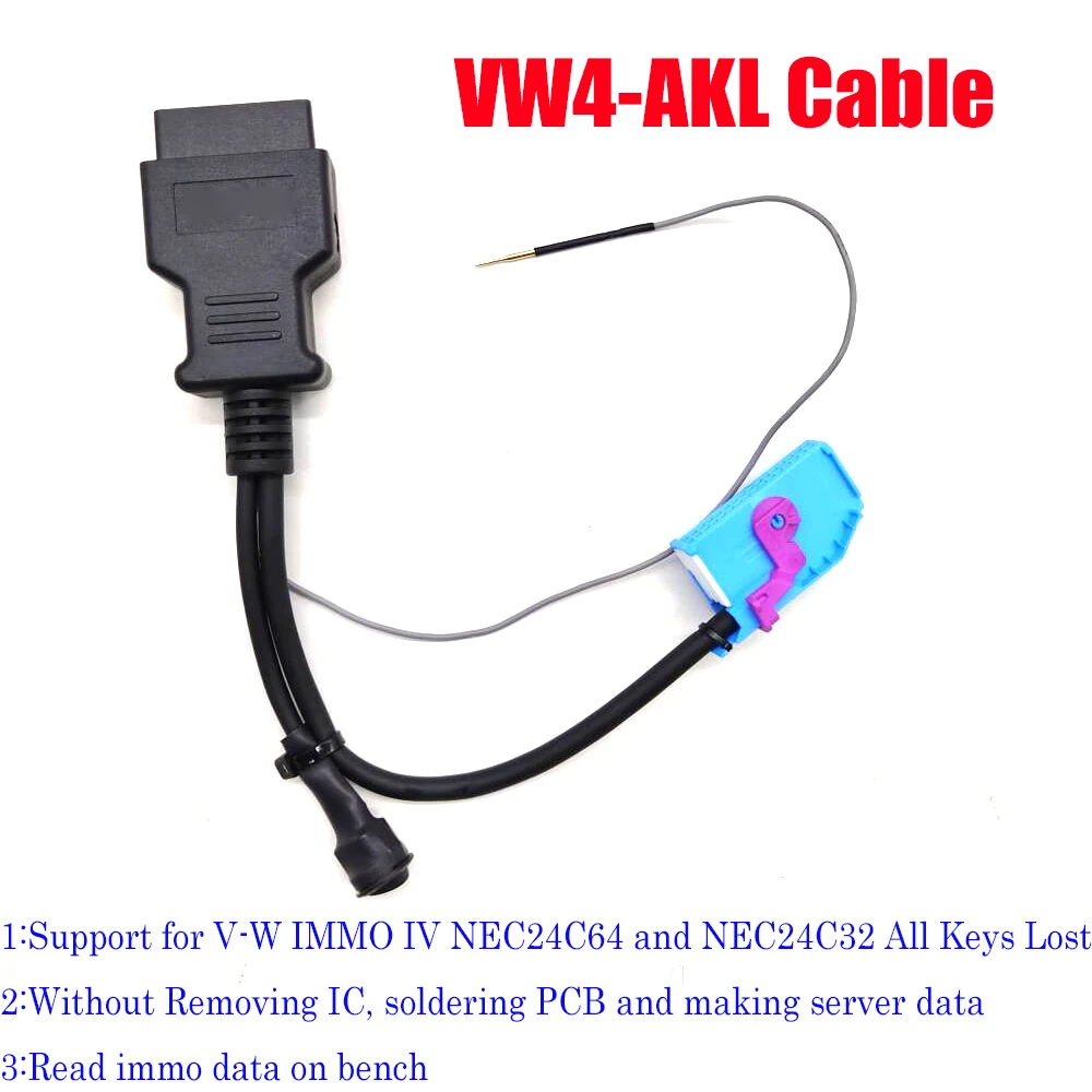 Поддержка кабеля VW4-AKL для V-W IMMO IV NEC24C64 NEC24C32, потерянные клавиши, работает с X300 DP Plus/X300 Pro4/X300 Classic G3
Поддержка кабеля VW4-AKL для V-W IMMO IV NEC24C64 NEC24C32, потерянные клавиши, работает с X300 DP Plus/X300 Pro4/X300 Classic G3