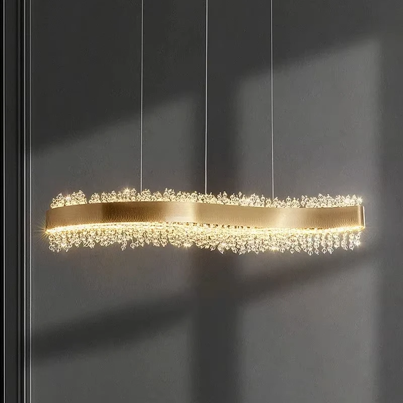 Modern Luxury Led Crystal Chandeliers Home Dining Room Lighting Lustre Decorate Indoor Hotel Bar Ceiling Pendant Lights Fixtures
Modern Luxury Led Crystal Chandeliers Home Dining Room Lighting Lustre Decorate Indoor Hotel Bar Ceiling Pendant Lights Fixtures