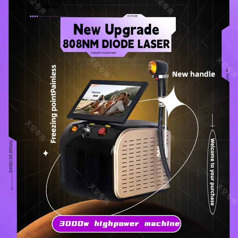2025 Newest Portable 755nm 808nm 1064nm Diode Hair Removal Machine 3000W Ice Platinum Painless Permanent Hair Removal Device
2025 Newest Portable 755nm 808nm 1064nm Diode Hair Removal Machine 3000W Ice Platinum Painless Permanent Hair Removal Device