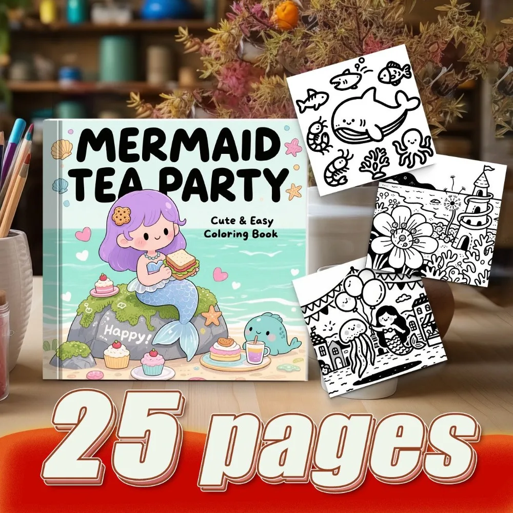 Mermaid Brushing Hair Coloring Book Early Education Cognition Unique Ocean Scenes Parent Child Co Reading Easy To Color
Mermaid Brushing Hair Coloring Book Early Education Cognition Unique Ocean Scenes Parent Child Co Reading Easy To Color