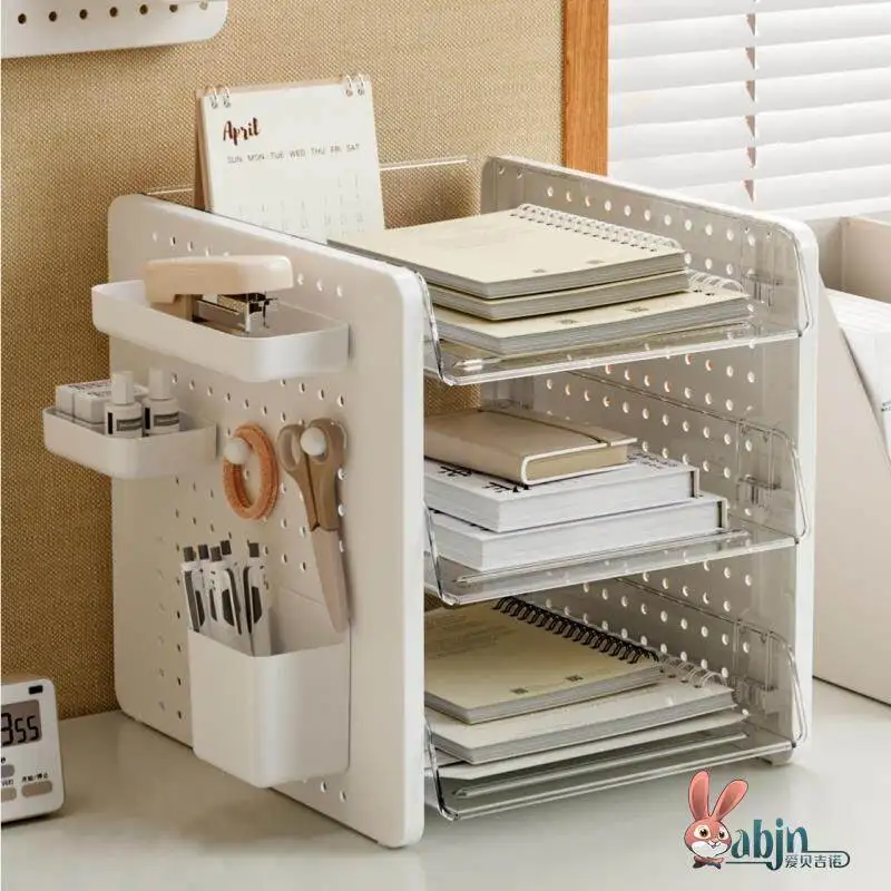 Japanese Style Desktop Organizer Rack Office Book Document Storage Shelf Student Desk Bookshelf Hole Board Storage Solution
Japanese Style Desktop Organizer Rack Office Book Document Storage Shelf Student Desk Bookshelf Hole Board Storage Solution