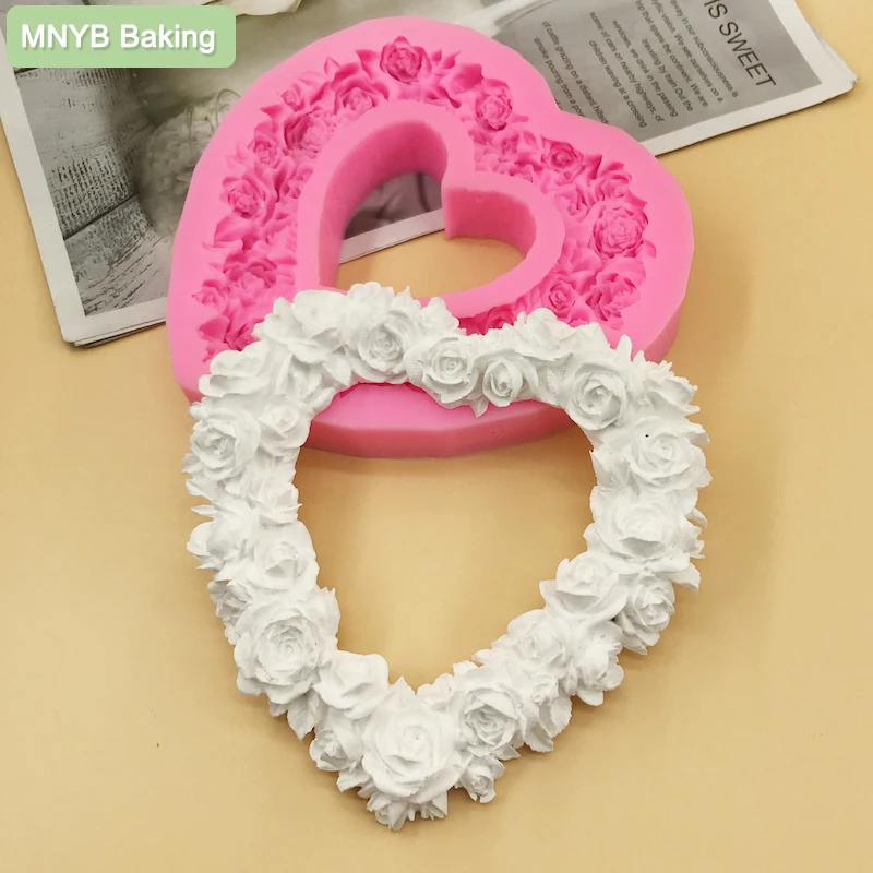 Rose Love Silicone Big Mould For Chocolate Fondant Candy Making Cake Decorating Steam Oven Available Biscuits Cookie Baking Tool
Rose Love Silicone Big Mould For Chocolate Fondant Candy Making Cake Decorating Steam Oven Available Biscuits Cookie Baking Tool