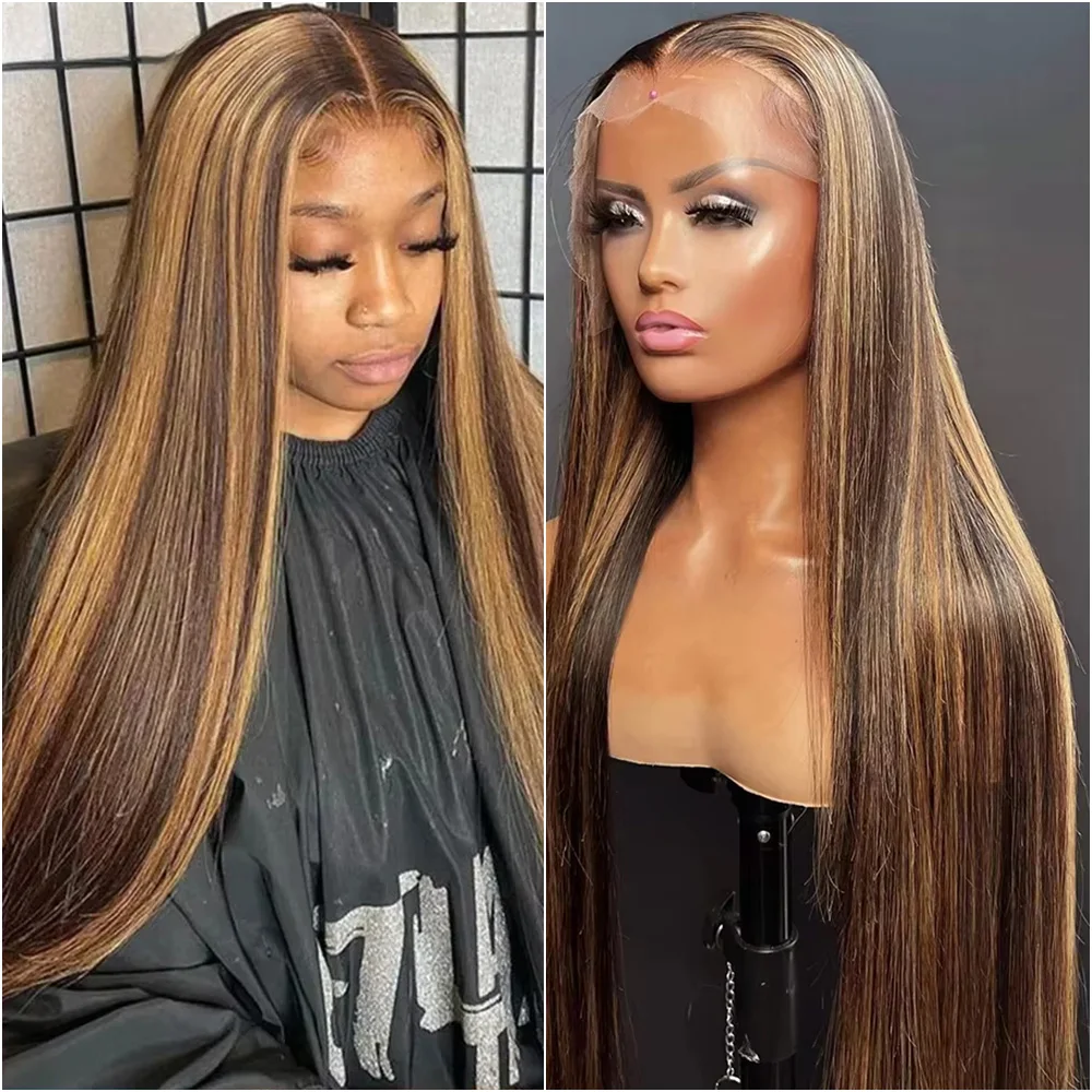 220 Density Highlight 13x4 HD Lace Frontal Wig Bone Straight 4/27 Colored 13x6 Transparent Lace Front Human Hair Wigs Preplucked
220 Density Highlight 13x4 HD Lace Frontal Wig Bone Straight 4/27 Colored 13x6 Transparent Lace Front Human Hair Wigs Preplucked