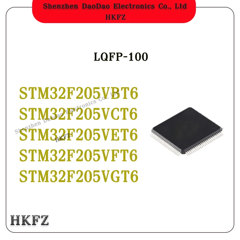 STM32F205VBT6 STM32F205VCT6 STM32F205VET6 STM32F205VFT6 STM32F205VGT6 LQFP-100 Microcontroller MCU chip IC new original
STM32F205VBT6 STM32F205VCT6 STM32F205VET6 STM32F205VFT6 STM32F205VGT6 LQFP-100 Microcontroller MCU chip IC new original