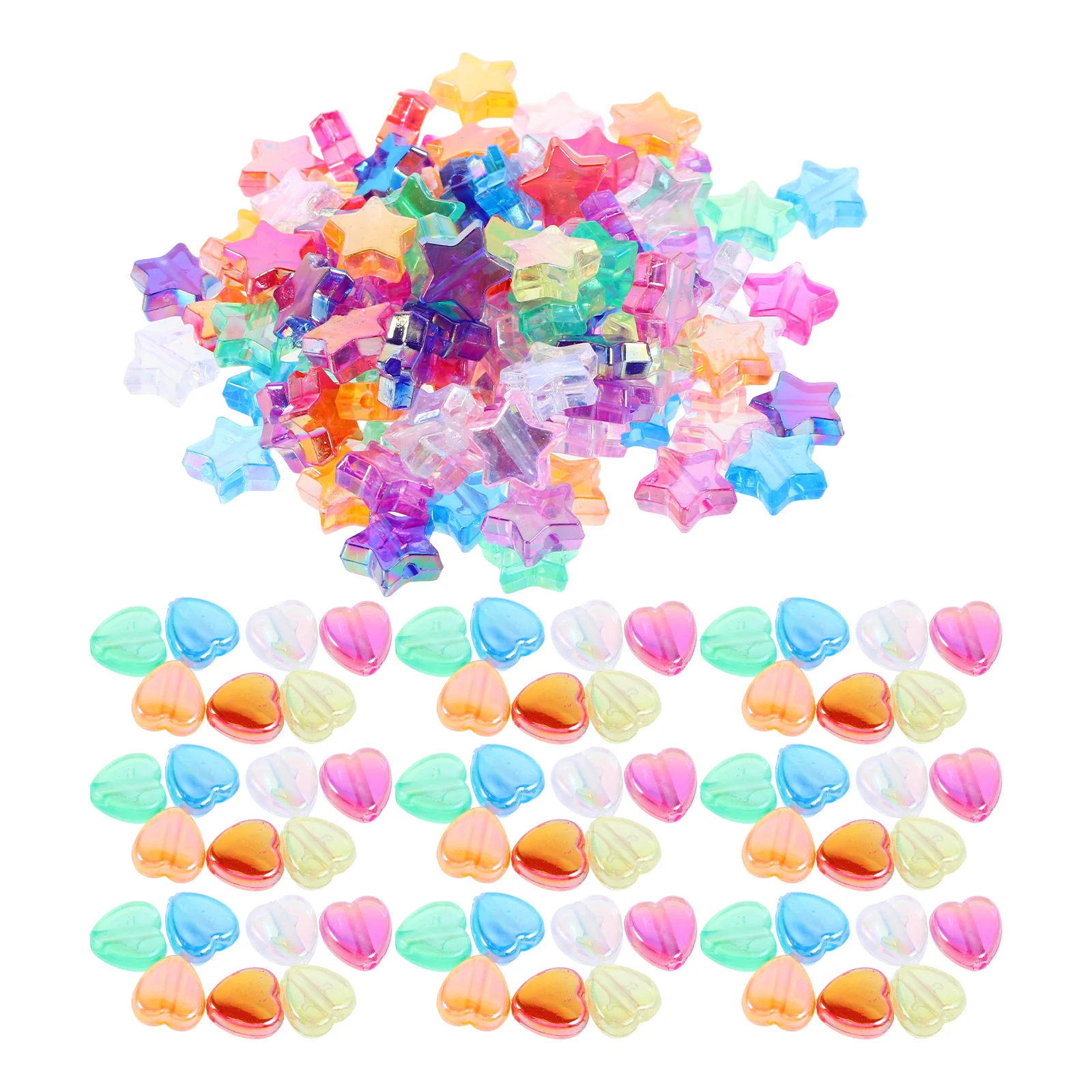 600 Pcs Hand Beaded Small Beads for Bracelets Heart Star Spacer Accessories Craft Acrylic Cute
600 Pcs Hand Beaded Small Beads for Bracelets Heart Star Spacer Accessories Craft Acrylic Cute