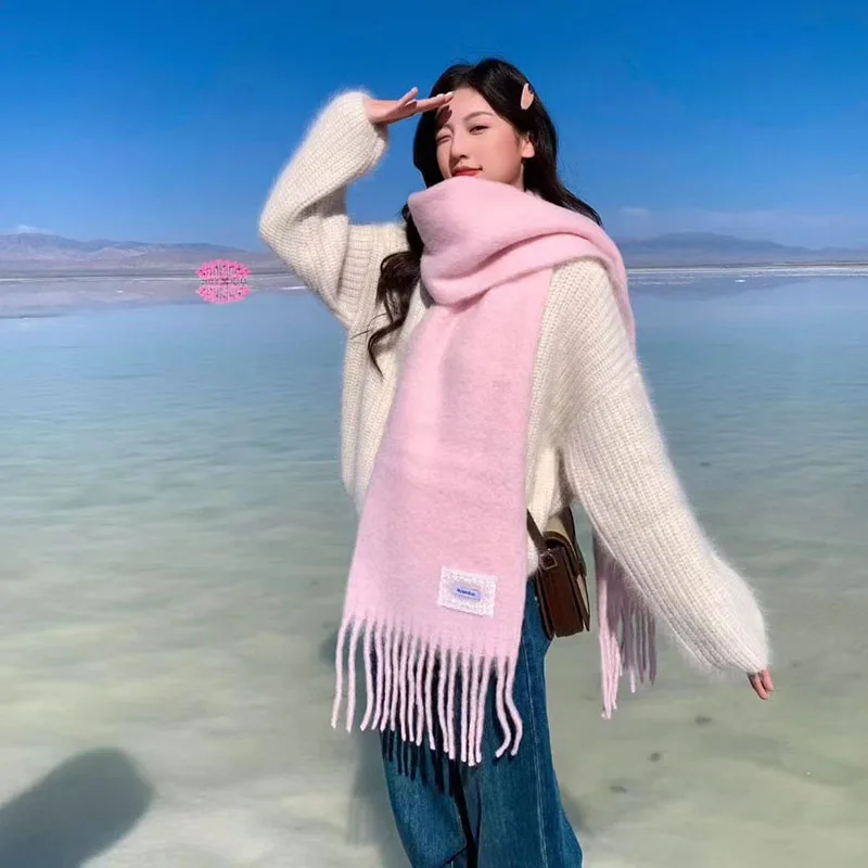 LadiesTassel Scarf Soft Warm Cashmere Scarf Women's 2025 New Autumn Winter Korean Shawl Wrap Female Pashmina Bandana Head Scarfs
LadiesTassel Scarf Soft Warm Cashmere Scarf Women's 2025 New Autumn Winter Korean Shawl Wrap Female Pashmina Bandana Head Scarfs