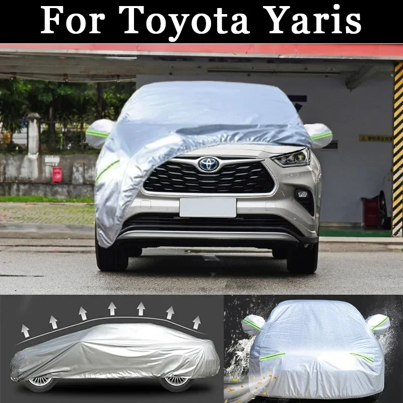 For Toyota Yaris car Cover Dustproof Outdoor Indoor UV Snow Resistant Sun rain Protection waterproof hail cover for car
For Toyota Yaris car Cover Dustproof Outdoor Indoor UV Snow Resistant Sun rain Protection waterproof hail cover for car