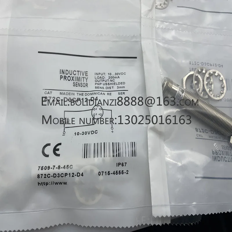 The brand-new original sensor 872C-D5BP18-D4 872C-DH8NP18-D4 One year warranty in stock
The brand-new original sensor 872C-D5BP18-D4 872C-DH8NP18-D4 One year warranty in stock