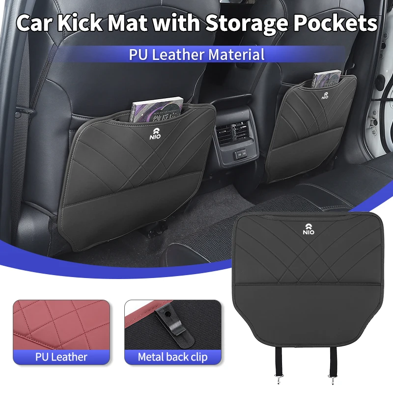 PU Leather Car Seat Back Anti-kick Pad Storage Cover Auto Interior Accessories For Nio EC6 ES6 ES8 ES7 ET5 ET7 EP9 EVE 2021
PU Leather Car Seat Back Anti-kick Pad Storage Cover Auto Interior Accessories For Nio EC6 ES6 ES8 ES7 ET5 ET7 EP9 EVE 2021