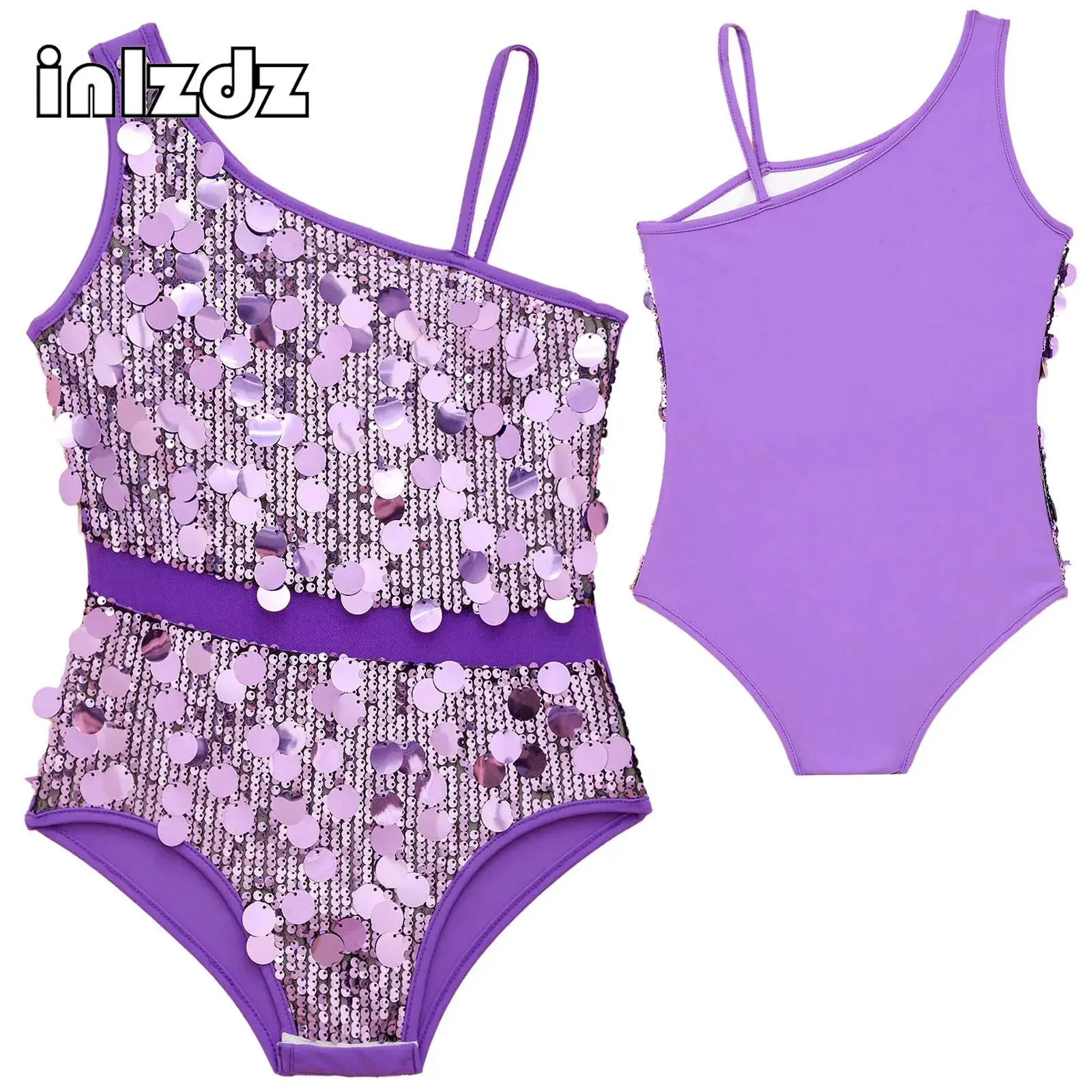 Girls Sparkly Sequins Jumpsuit Ballet Latin Dance Leotard Gymnastic Bodysuit Dance Performance Athletic Figure Skating Unitard
Girls Sparkly Sequins Jumpsuit Ballet Latin Dance Leotard Gymnastic Bodysuit Dance Performance Athletic Figure Skating Unitard