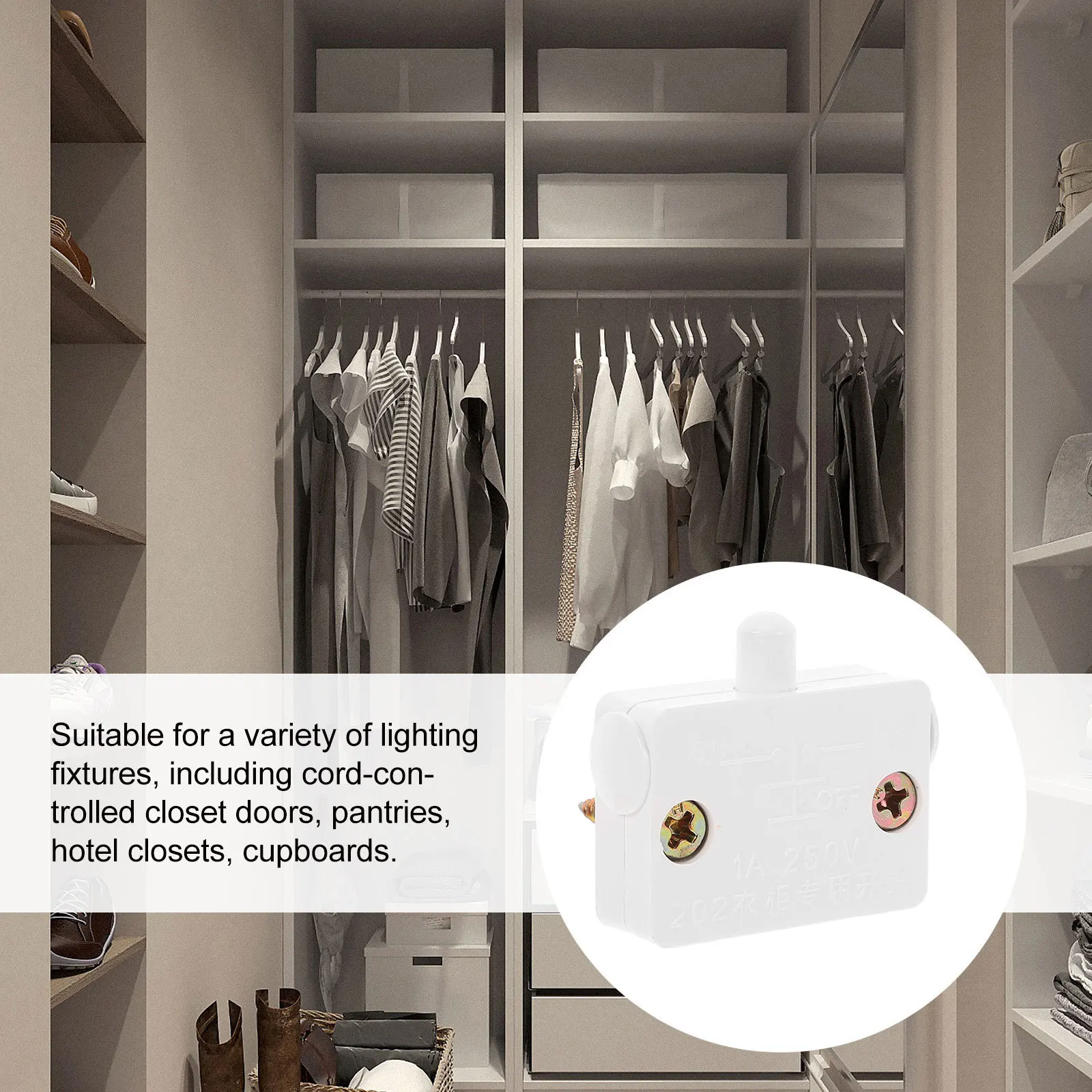 2pcs Door Cabinet Switch Touch-Activated Led Closet Light Control Automatic Wardrobe Sensor For Home Office Hotel Furniture
2pcs Door Cabinet Switch Touch-Activated Led Closet Light Control Automatic Wardrobe Sensor For Home Office Hotel Furniture