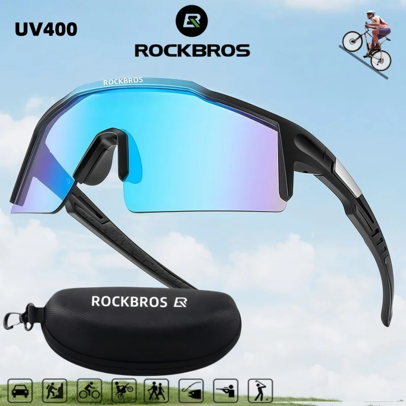ROCKBROS fashion sports cycling glasses UV400, anti stray light, suitable for both men and women, equipped with glasses case
ROCKBROS fashion sports cycling glasses UV400, anti stray light, suitable for both men and women, equipped with glasses case