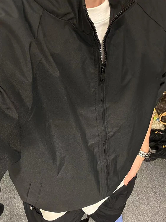 Fall Men's Retro Flight Jaet Outerwear Student Trendy Pilot Coat Casual Loose Fit Polyester Nylon Cosite Fiber Long Sve
Fall Men's Retro Flight Jaet Outerwear Student Trendy Pilot Coat Casual Loose Fit Polyester Nylon Cosite Fiber Long Sve