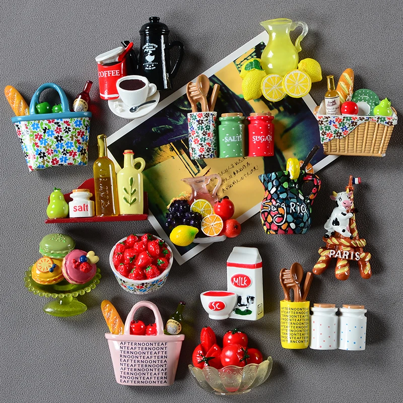 Personalized creative food refrigerator sticker simulation afternoon tea decoration
Personalized creative food refrigerator sticker simulation afternoon tea decoration