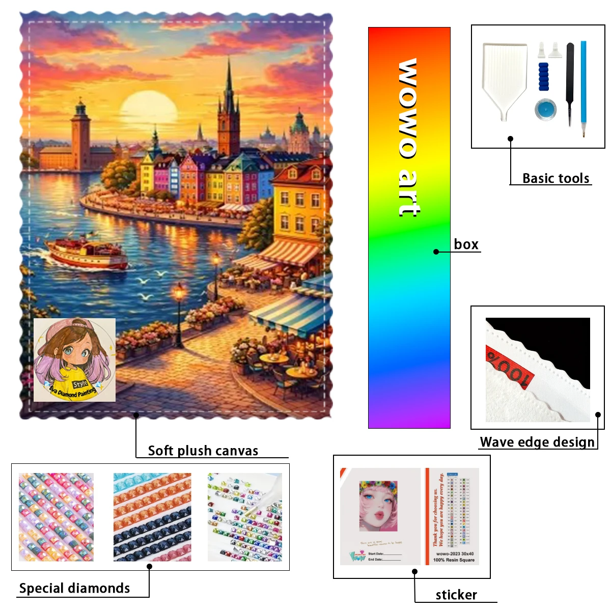 【eva Diamond Art】 Bahía de verano 100% resin FD+ab+yg Diamond Stamping Kit Perfect Masterpiece worth Buying
【eva Diamond Art】 Bahía de verano 100% resin FD+ab+yg Diamond Stamping Kit Perfect Masterpiece worth Buying