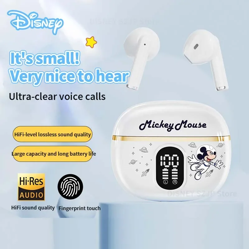 Disney TWS Earbuds Mickey Bluetooth 5.4 Earphones Minnie Wireless Headset HiFi Sound Sport Noise Reduction Gaming Headphones J08
Disney TWS Earbuds Mickey Bluetooth 5.4 Earphones Minnie Wireless Headset HiFi Sound Sport Noise Reduction Gaming Headphones J08