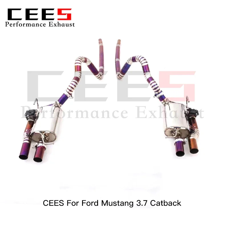 Выхлоп CEES для Mustang 3.7, тюнинговый клапан, выхлопная система Catback VS, глушители клапанов из нержавеющей стали
Выхлоп CEES для Mustang 3.7, тюнинговый клапан, выхлопная система Catback VS, глушители клапанов из нержавеющей стали