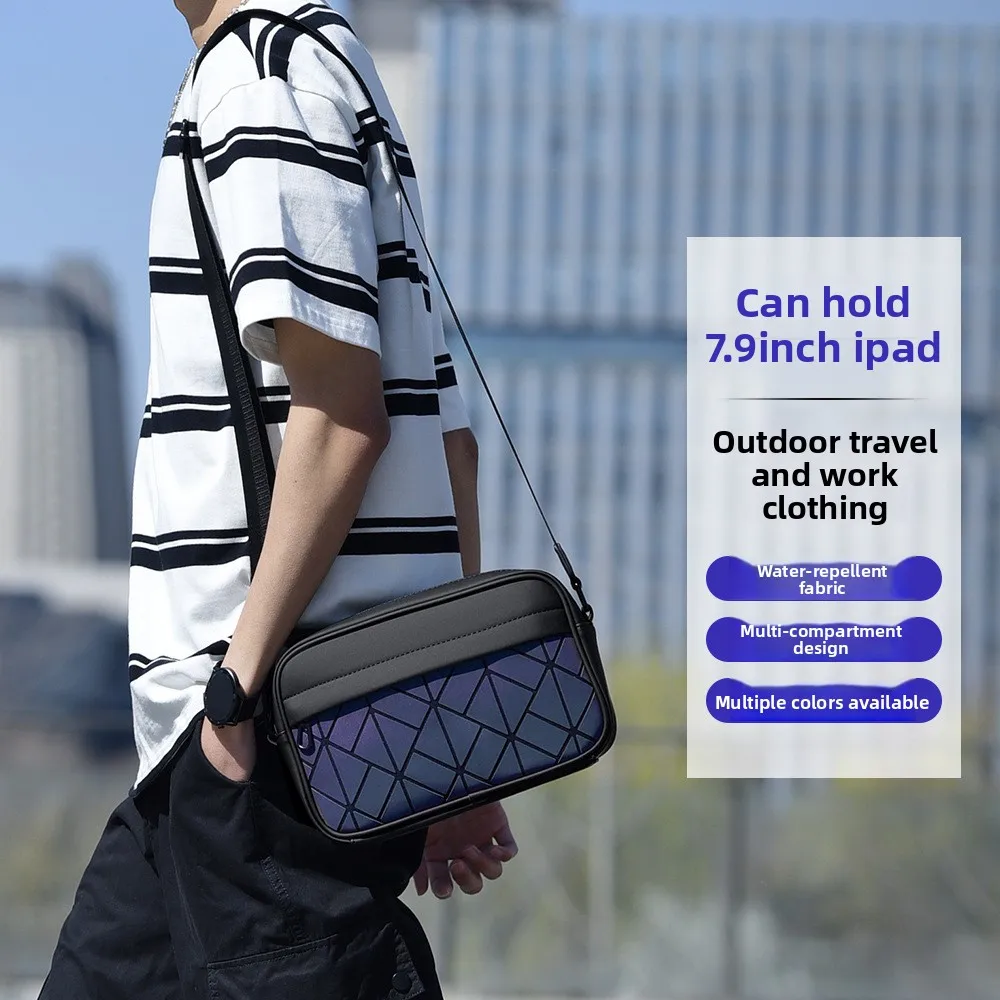 Men's casual business shoulder bag New square plaid going out commuting fashionable and simple oblique span bag
Men's casual business shoulder bag New square plaid going out commuting fashionable and simple oblique span bag