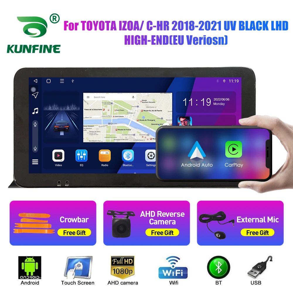 10,33-дюймовый автомобильный радиоприемник для TOYOTA IZOA/C-HR 2018-2021 UV LHD 2Din Android Автомобильная стереосистема DVD GPS-навигационный плеер QLED Screen Carplay
10,33-дюймовый автомобильный радиоприемник для TOYOTA IZOA/C-HR 2018-2021 UV LHD 2Din Android Автомобильная стереосистема DVD GPS-навигационный плеер QLED Screen Carplay
