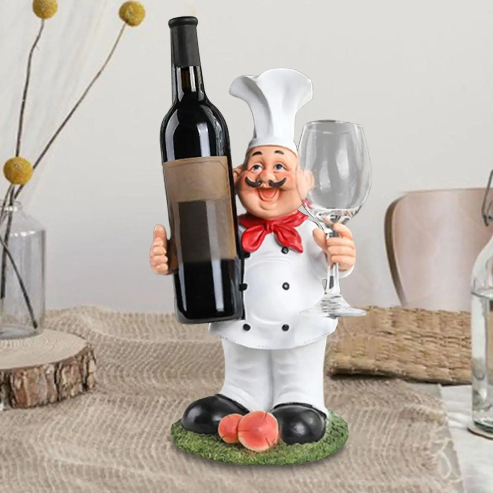 Tabletop Wine Holder Resin Wine Bottle Display Stand Wine Storage Stand Rack Creative for Hotel Rustic Decoration
Tabletop Wine Holder Resin Wine Bottle Display Stand Wine Storage Stand Rack Creative for Hotel Rustic Decoration