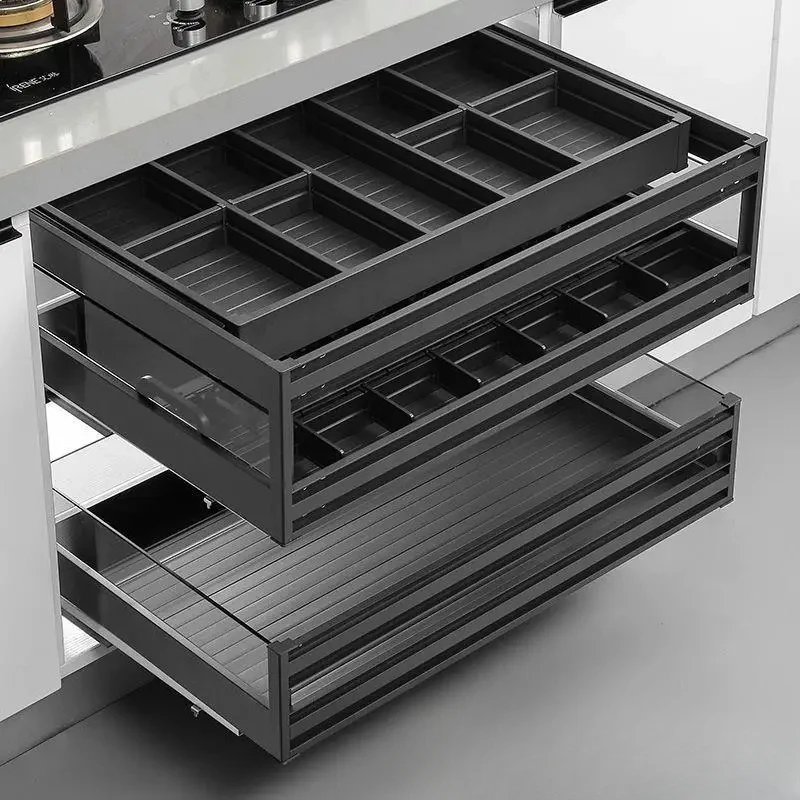Intelligent kitchen cabinet, pull-out basket, drawer type, three-layer aluminum alloy, central drawer, dish basket, built-in bo
Intelligent kitchen cabinet, pull-out basket, drawer type, three-layer aluminum alloy, central drawer, dish basket, built-in bo