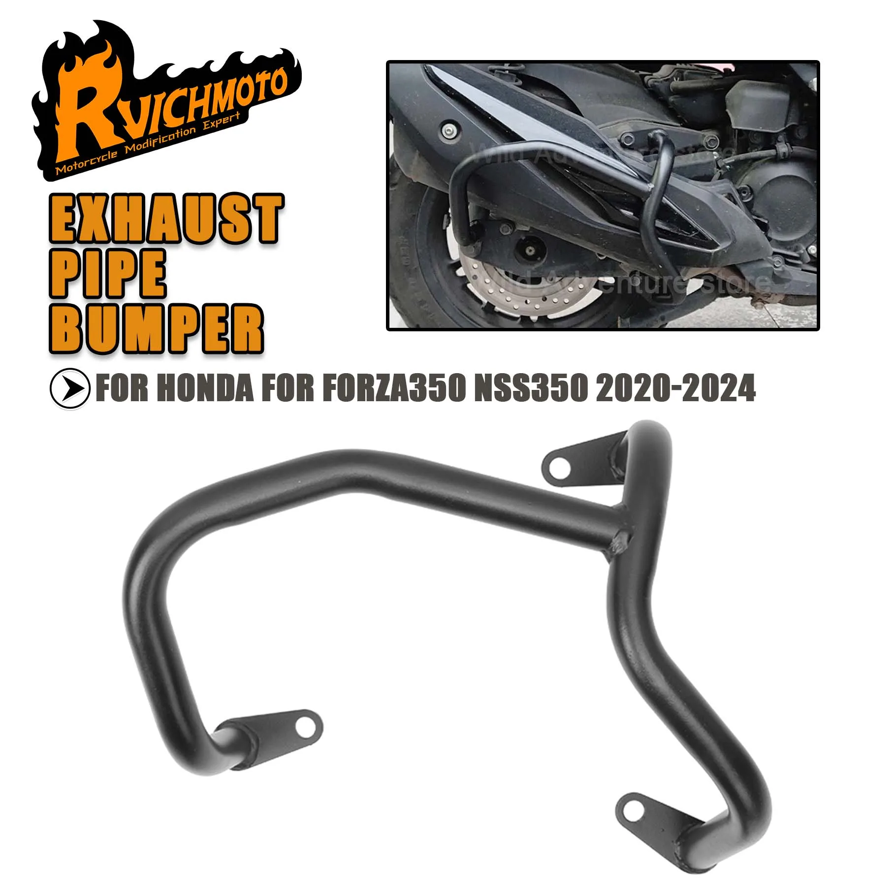 Для FORZA 350 NSS350 NSS 350 NSS 350NSS 2020-2024 Защитная планка бампера для Honda Forza 350 Защита выхлопной трубы бампера Глушитель 
Для FORZA 350 NSS350 NSS 350 NSS 350NSS 2020-2024 Защитная планка бампера для Honda Forza 350 Защита выхлопной трубы бампера Глушитель