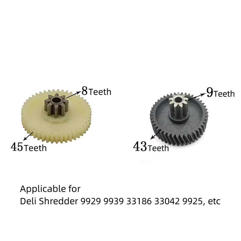 8T-45T/9T-43T для Deli 9929 9939 33186 33042 9925 Измельчитель Бумаги B Gear Accessories
8T-45T/9T-43T для Deli 9929 9939 33186 33042 9925 Измельчитель Бумаги B Gear Accessories