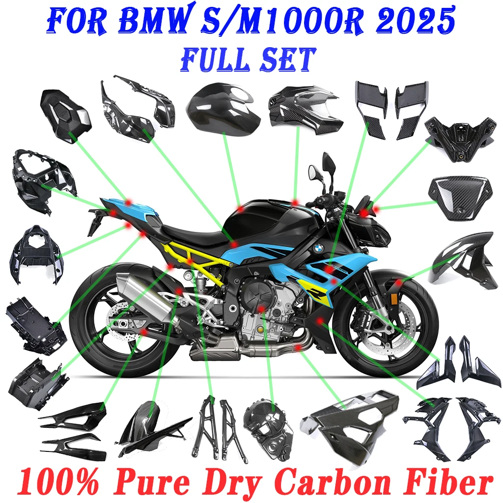 2025 For BMW S1000R M1000R 2021 2022 2023 2024 Pure Dry Carbon Fiber Winglets Rear Parts Fenders Cover Fairing Kits
2025 For BMW S1000R M1000R 2021 2022 2023 2024 Pure Dry Carbon Fiber Winglets Rear Parts Fenders Cover Fairing Kits