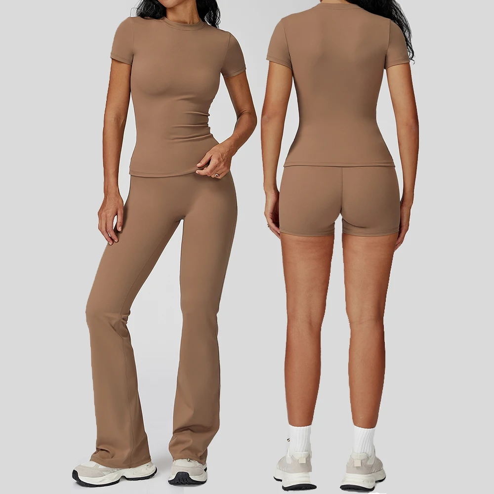2PCS Yoga Set Women Tracksuits Seamless Workout Set Sportswear Gym Clothing Fitness Sshort Sleeve Crop Top High Waist Leggings
2PCS Yoga Set Women Tracksuits Seamless Workout Set Sportswear Gym Clothing Fitness Sshort Sleeve Crop Top High Waist Leggings