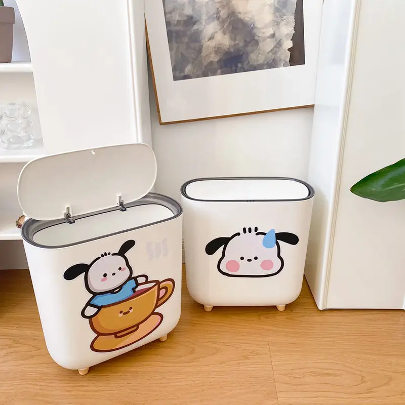 Sanrio Kawaii Pochacco Household Trash Can Anime Cartoon Exquisite Ins Style Bedroom Bathroom Pressing Clip Cover Garbage Cans
Sanrio Kawaii Pochacco Household Trash Can Anime Cartoon Exquisite Ins Style Bedroom Bathroom Pressing Clip Cover Garbage Cans
