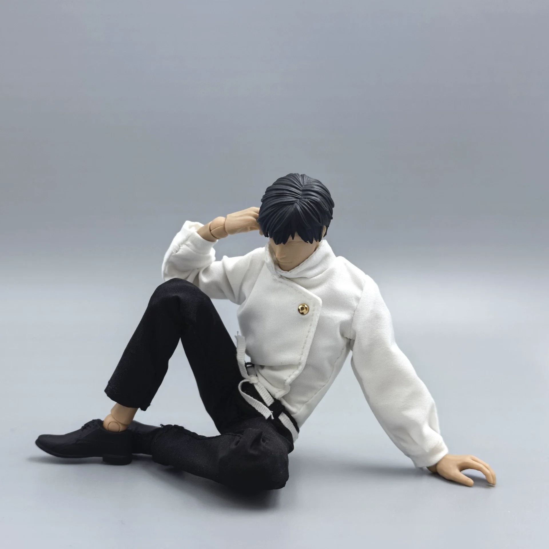 【No Figure】Jujutsu 1/12 Male Soldier White Top Black Pants Clothing Accessory Fit 6inch Action Figure Model
【No Figure】Jujutsu 1/12 Male Soldier White Top Black Pants Clothing Accessory Fit 6inch Action Figure Model