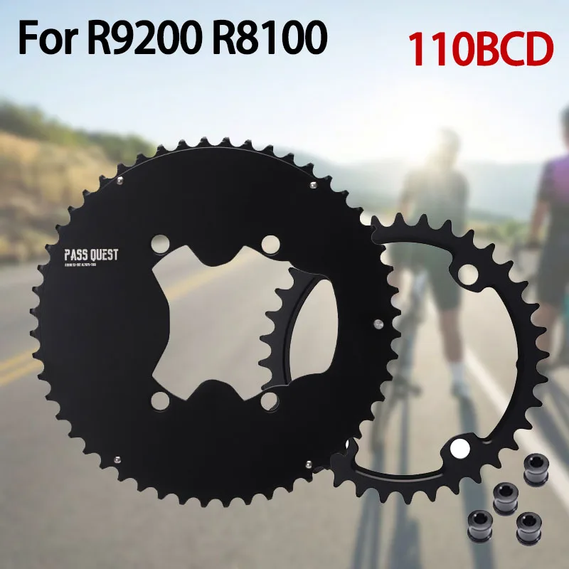 Звездочка 110 Bcd для Shimano Ultegra R8100 Dura Ace R9200 Aero, пластинка для двойного шоссейного велосипеда, 12-скоростное кольцо цепи 110bcd, 4 болта 54 40
Звездочка 110 Bcd для Shimano Ultegra R8100 Dura Ace R9200 Aero, пластинка для двойного шоссейного велосипеда, 12-скоростное кольцо цепи 110bcd, 4 болта 54 40