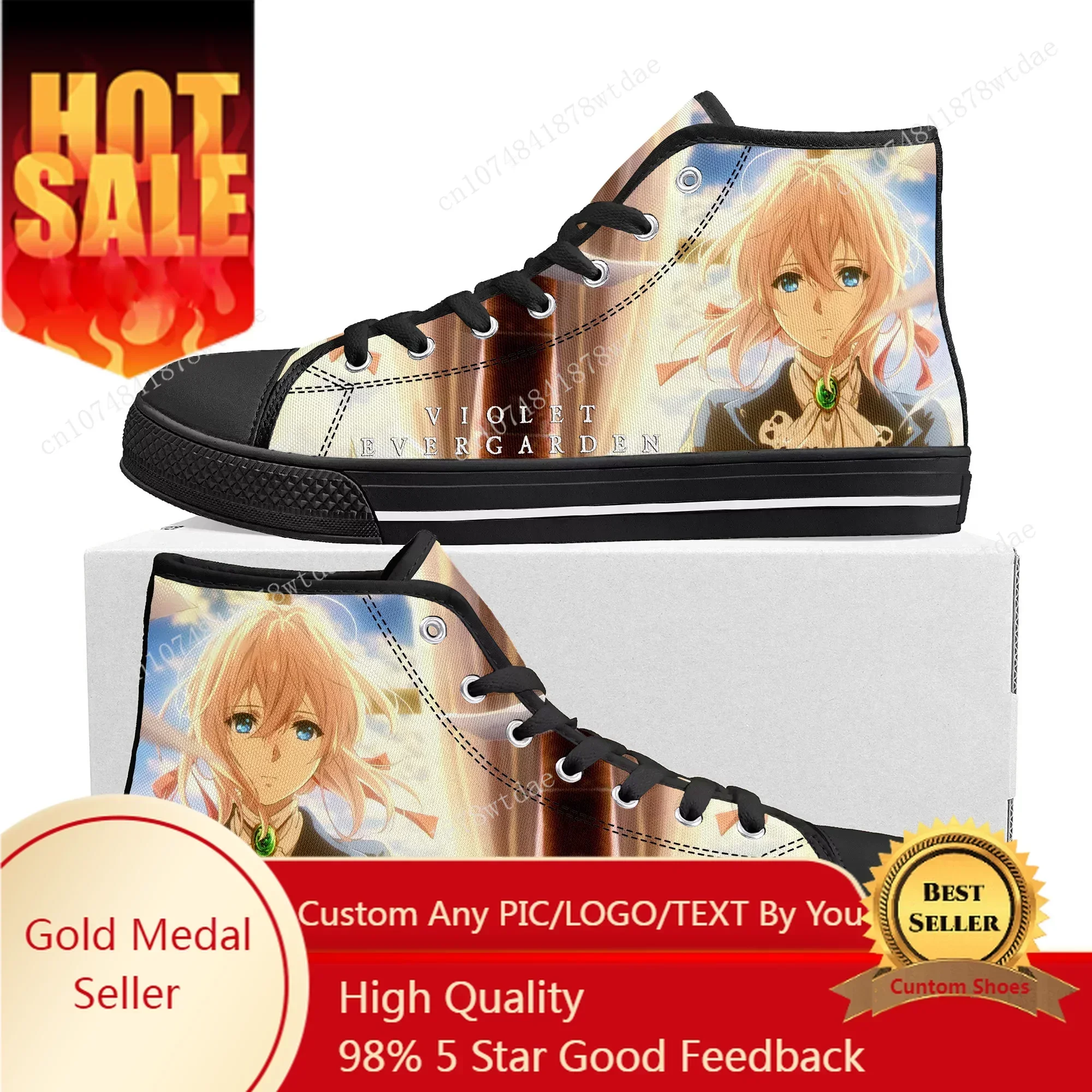 Violet Evergarden High Top Sneakers Mens Womens Teenager High Quality Canvas Sneaker Anime Cartoon Casual Custom Made Shoes
Violet Evergarden High Top Sneakers Mens Womens Teenager High Quality Canvas Sneaker Anime Cartoon Casual Custom Made Shoes