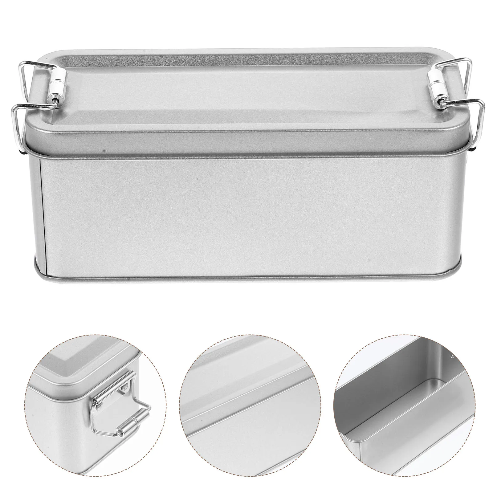 Tinplate Candy Silver Reusable Bakery Container Lid Packing Cookie Tin Metal Storage Box Small Tin Box Cookie Jars With
Tinplate Candy Silver Reusable Bakery Container Lid Packing Cookie Tin Metal Storage Box Small Tin Box Cookie Jars With