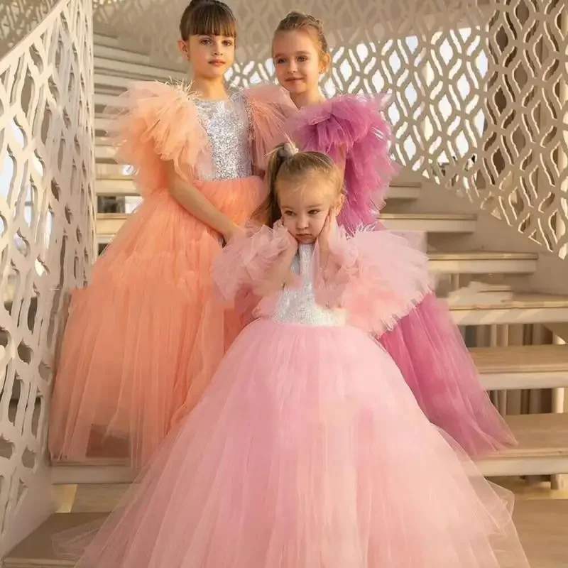Quinceanera Dresses Kids Pageant Evening Gowns Girl Weddings Birthday Party Sequins Robe For Girls First Communion Dresses
Quinceanera Dresses Kids Pageant Evening Gowns Girl Weddings Birthday Party Sequins Robe For Girls First Communion Dresses