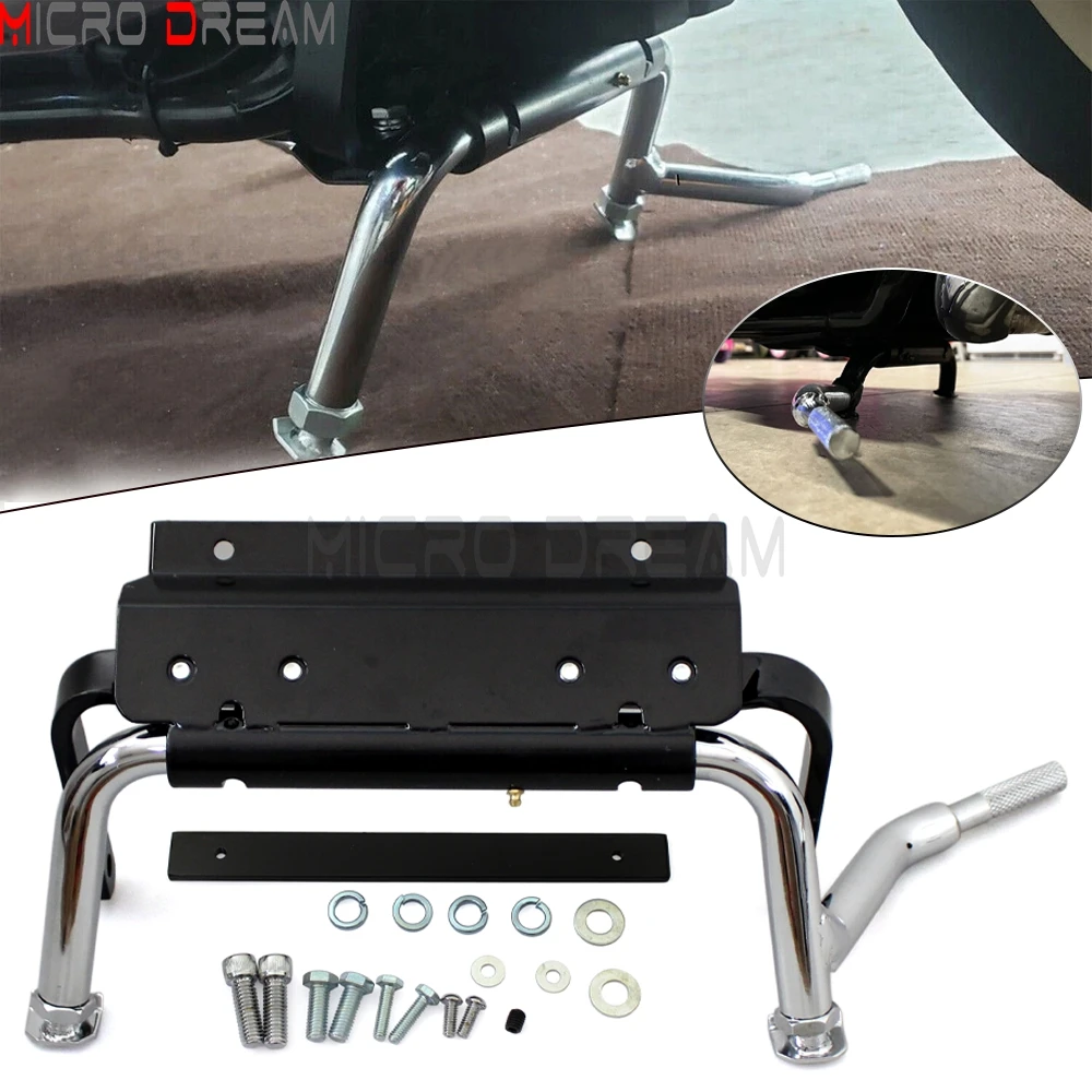 Motorcycle Adjustable Center Stand W/Hardware For Harley Touring Road King FLHR FLHRS EFI FLHRCI FLHRI Electra Street Road Glide
Motorcycle Adjustable Center Stand W/Hardware For Harley Touring Road King FLHR FLHRS EFI FLHRCI FLHRI Electra Street Road Glide
