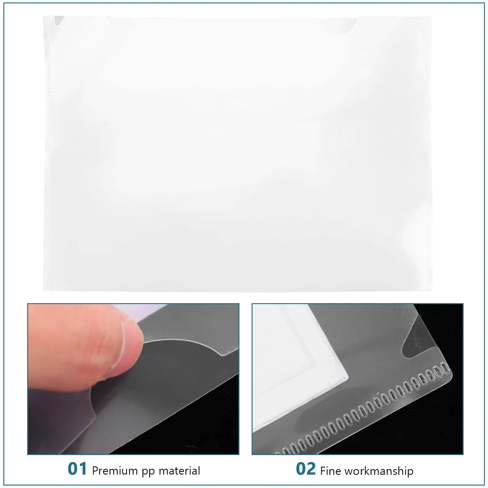 10pcs A4 File Folders Document Folders Paper Storage Bags Three Side Seal Bags Office Use Lightweight Plastic File 
10pcs A4 File Folders Document Folders Paper Storage Bags Three Side Seal Bags Office Use Lightweight Plastic File