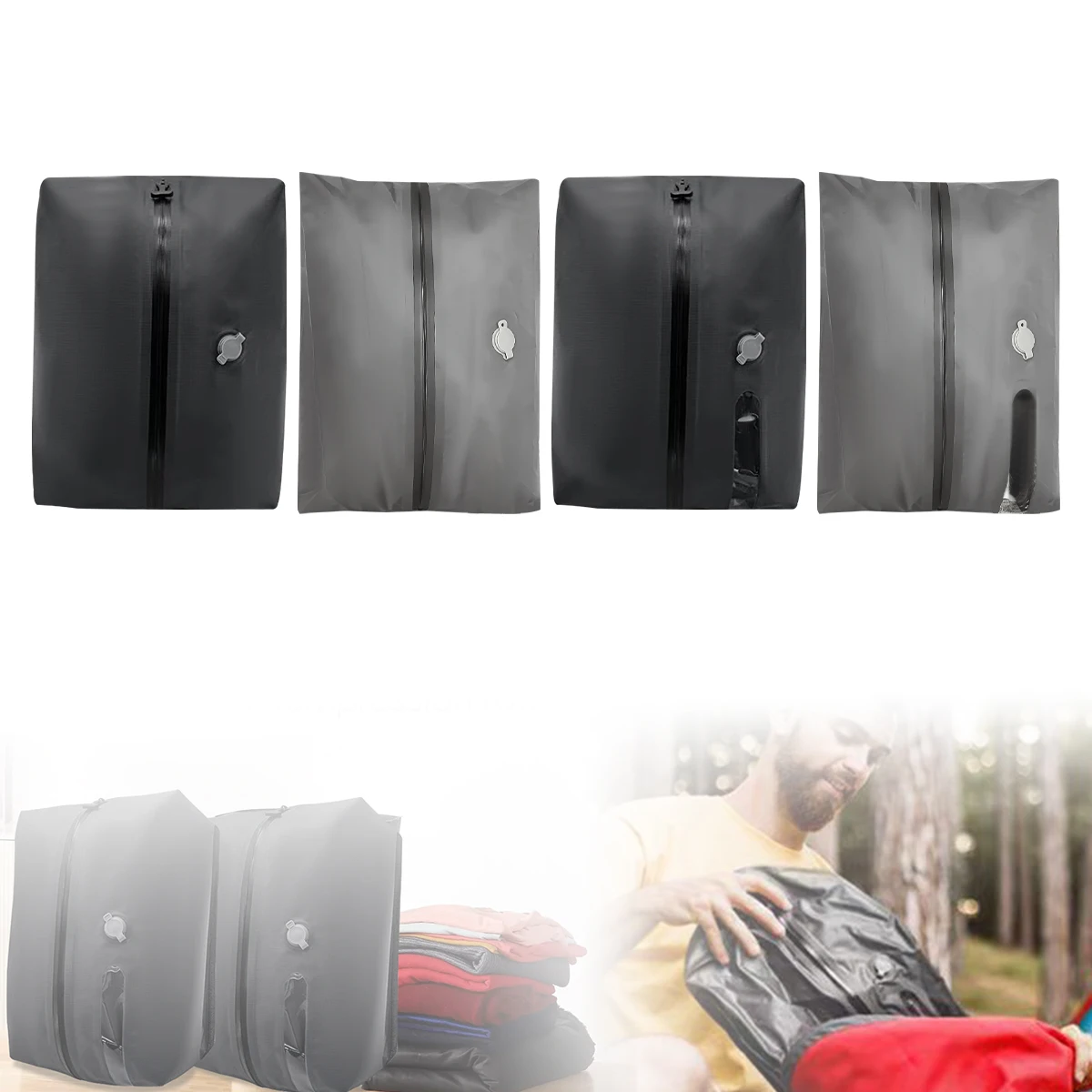 Reusable Vacuum Bags for Travel Dustproof Space Saver Vacuum Compression Bag Waterproof Luggage Vacuum Storage Bag
Reusable Vacuum Bags for Travel Dustproof Space Saver Vacuum Compression Bag Waterproof Luggage Vacuum Storage Bag