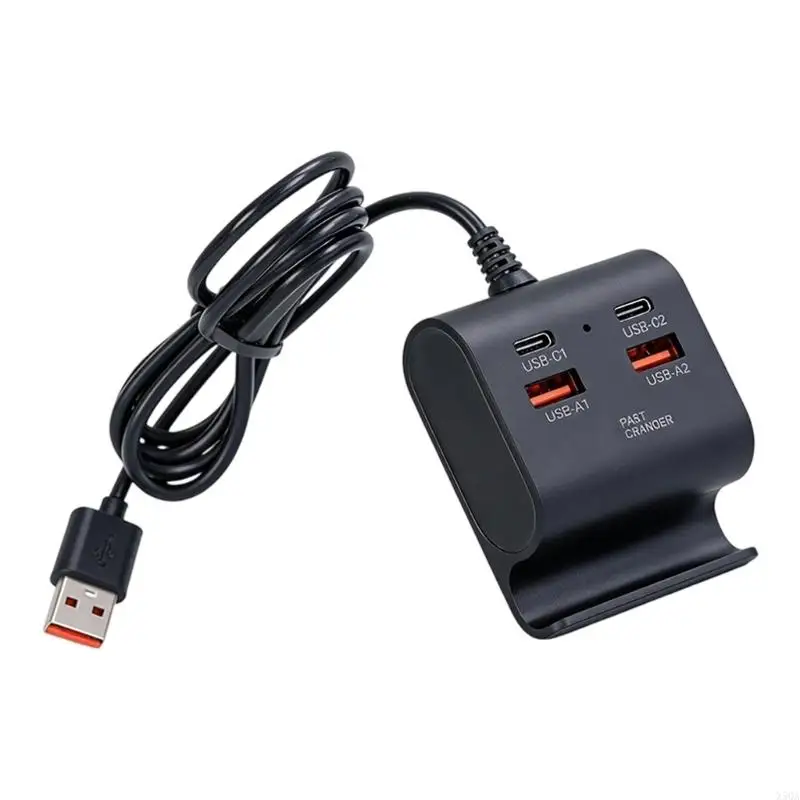USB C Adapter With 4 Port Including 2 USB And 2 Type C For Phones Tablets And Gaming Consoles Fast Charging
USB C Adapter With 4 Port Including 2 USB And 2 Type C For Phones Tablets And Gaming Consoles Fast Charging