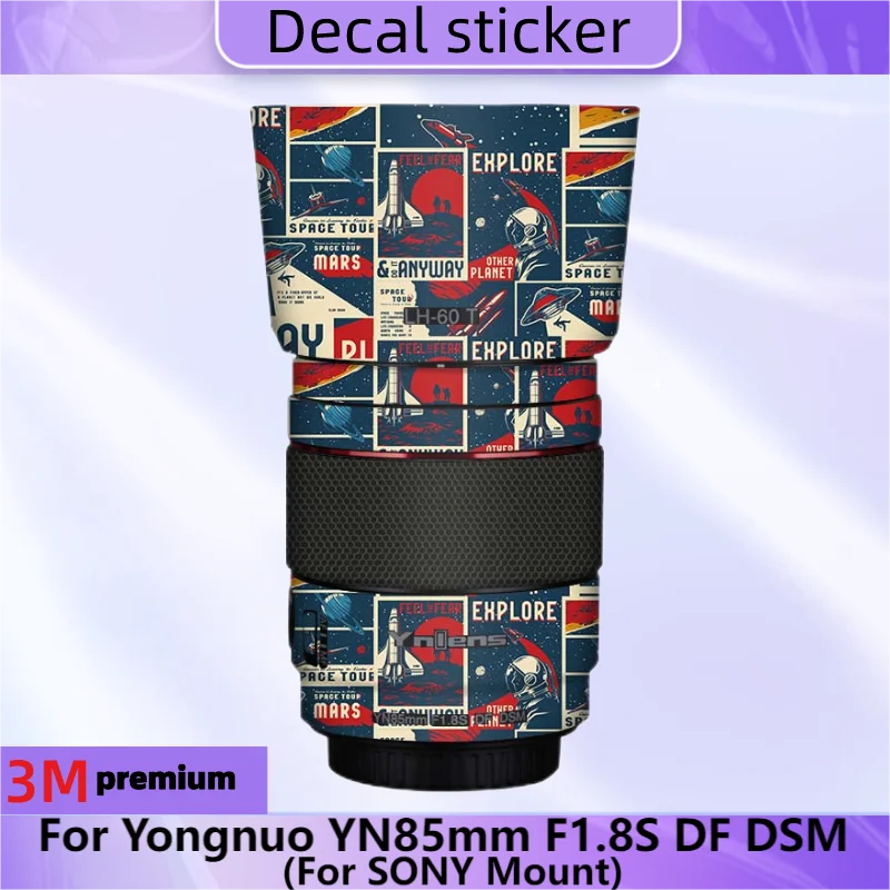 For Yongnuo YN85mm F1.8S DF DSM For SONY Mount Camera Lens Skin Anti-Scratch Protective Film Body Protector Sticker YN85F1.8S
For Yongnuo YN85mm F1.8S DF DSM For SONY Mount Camera Lens Skin Anti-Scratch Protective Film Body Protector Sticker YN85F1.8S