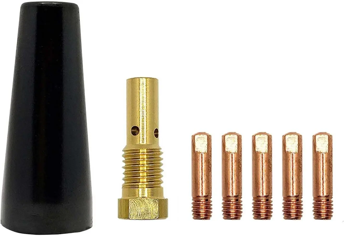 7pcs MIG Welding Flux Core Nozzles, Contact Tips and Welding Gas Diffusers, Compatible with MIG Welding Torch (.030" Tips)
7pcs MIG Welding Flux Core Nozzles, Contact Tips and Welding Gas Diffusers, Compatible with MIG Welding Torch (.030" Tips)