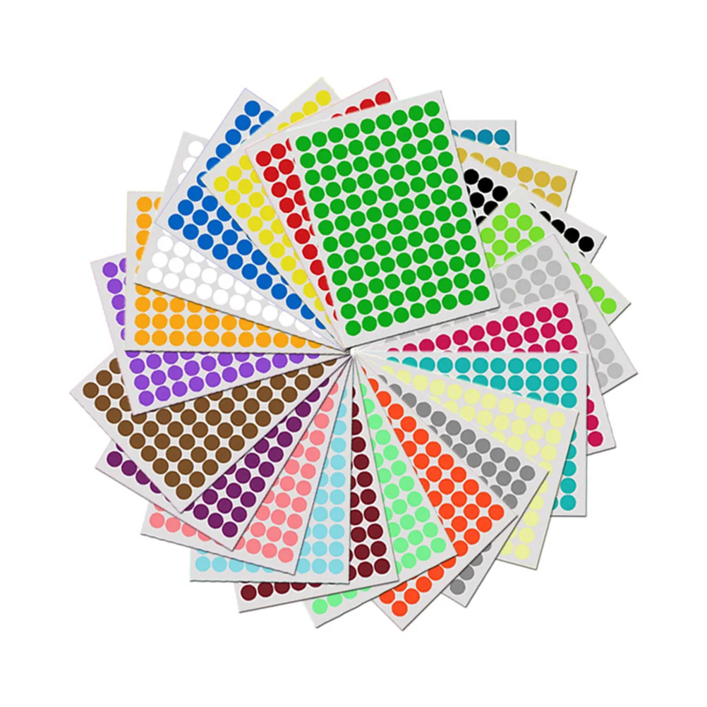 Dot Label Copper Plate Labels Self Adhesive Printing Paper Classification Mark Sticker
Dot Label Copper Plate Labels Self Adhesive Printing Paper Classification Mark Sticker